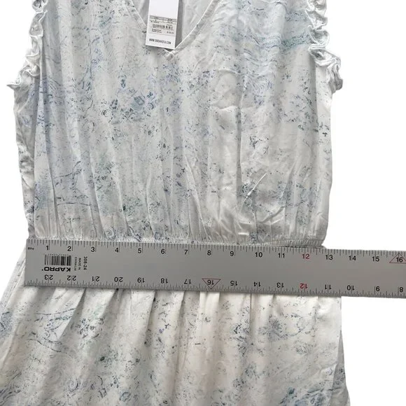 NEW BB DAKOTA X STEVE MADDEN Crystal Clear Print Tiered Midi Dress Small 0036 - Picture 9 of 11